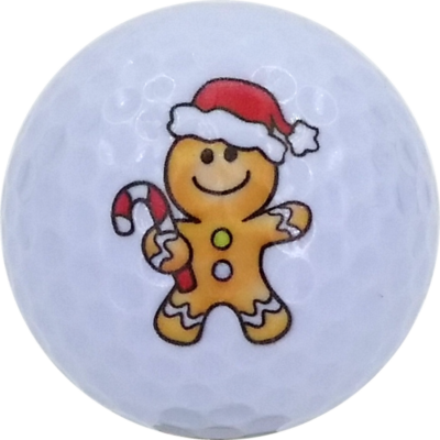 Gingerbread Novelty Golf Ball