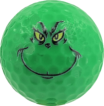 Grinch Novelty Golf Ball