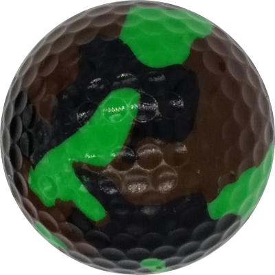 Camo Novelty Golf Ball