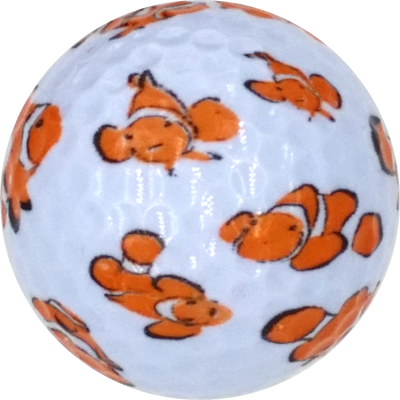Clownfish Novelty Golf Ball