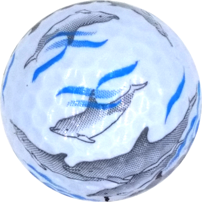 Dolphin Novelty Golf Ball