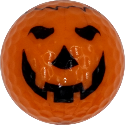Jack-o-Lantern Novelty Golf Ball