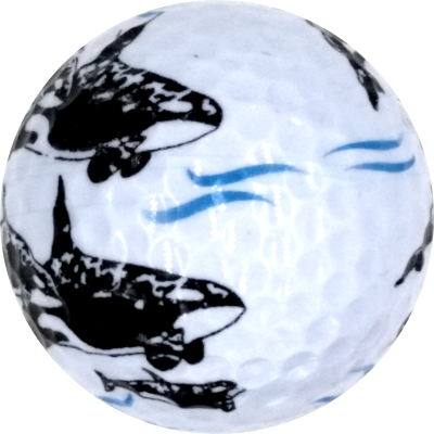 Orca Novelty Golf Ball
