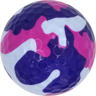Camo Pink Novelty Golf Ball