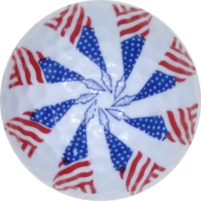 American Flag Novelty Golf Ball