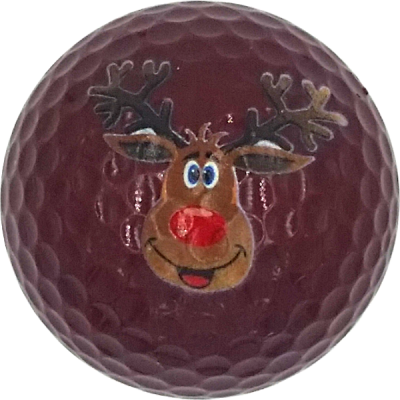 Rudolph Novelty Golf Ball