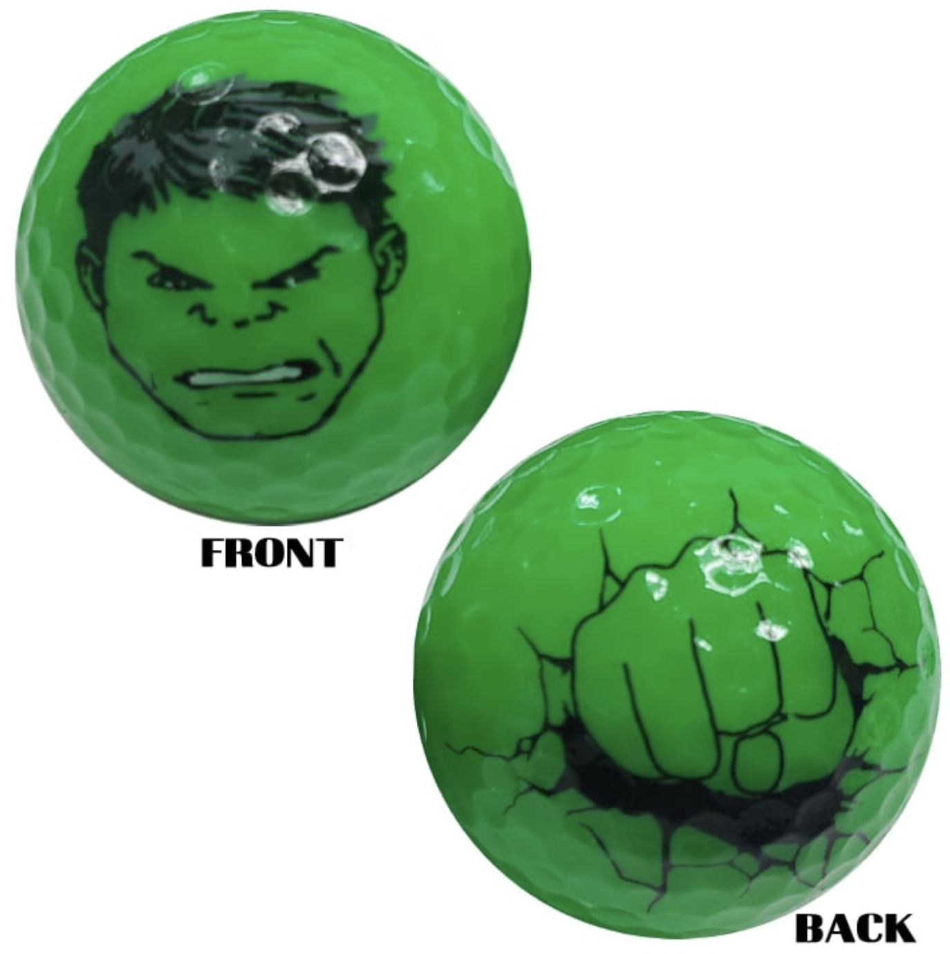 Hulk Novelty Golf Ball