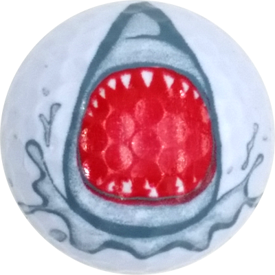 Shark Novelty Golf Ball