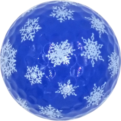 Snowflake Novelty Golf Ball